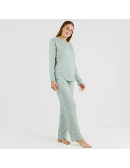 Pijama mulher soft Choer verde tiffany Pijama mulher soft Choer verde tiffany