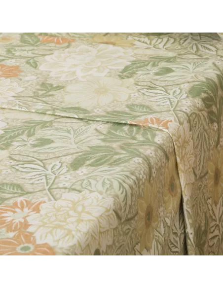 Jogo de lençóis flanela Clementina verde Jogo de lençóis flanela Clementina verde