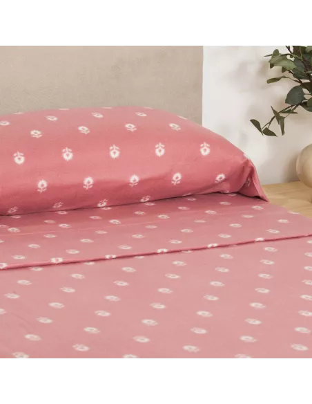 Jogo de lençóis térmicos Baby malva