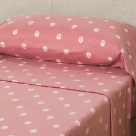 Jogo de lençóis térmicos Baby malva