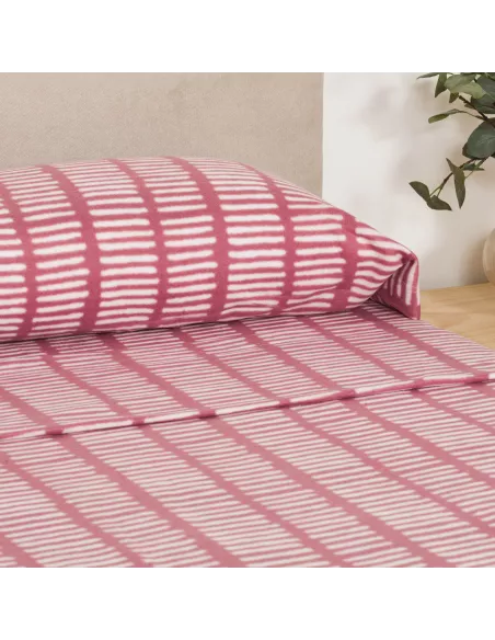 Jogo de lençóis térmicos Lemonade malva Jogo de lençóis térmicos Lemonade malva