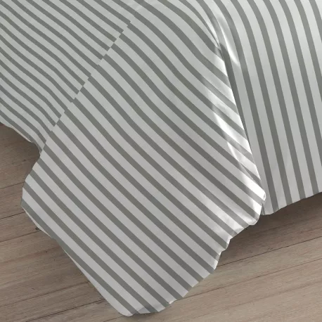 Capa de edredão algodão percal Raya Aviles verde caça