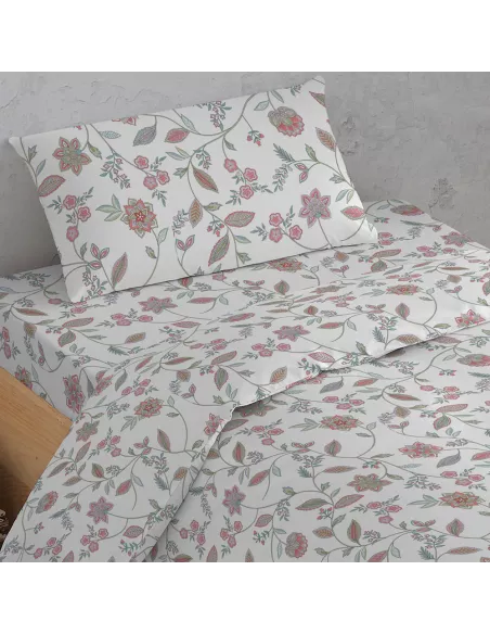 Capa de edredão algodão percal  Rosaura