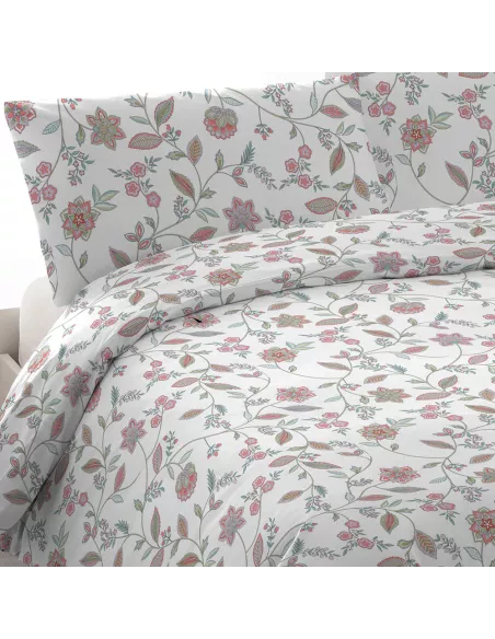 Capa de edredão algodão percal  Rosaura
