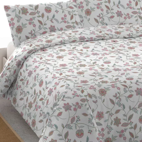 Capa de edredão algodão percal  Rosaura