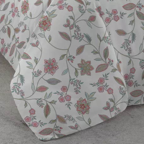 Capa de edredão algodão percal  Rosaura