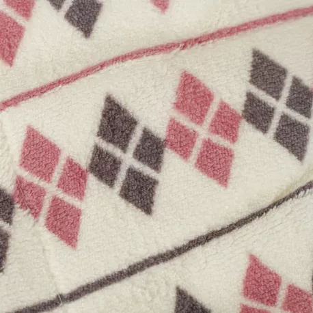 Manta sherpa Casimira malva