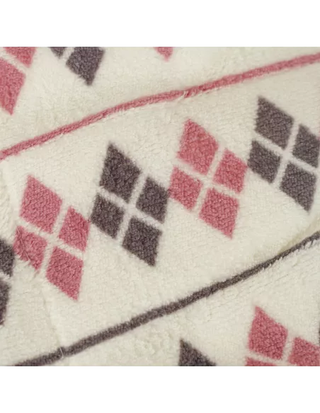 Manta sherpa Casimira malva