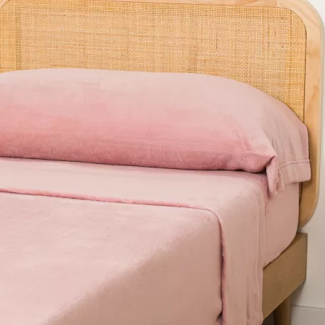 Jogo de lençóis veludo liso