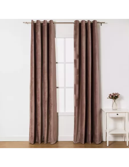 Cortina veludo algodão