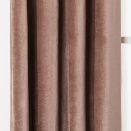 Cortina veludo algodão