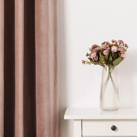 Cortina veludo algodão