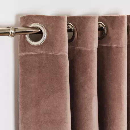 Cortina veludo algodão