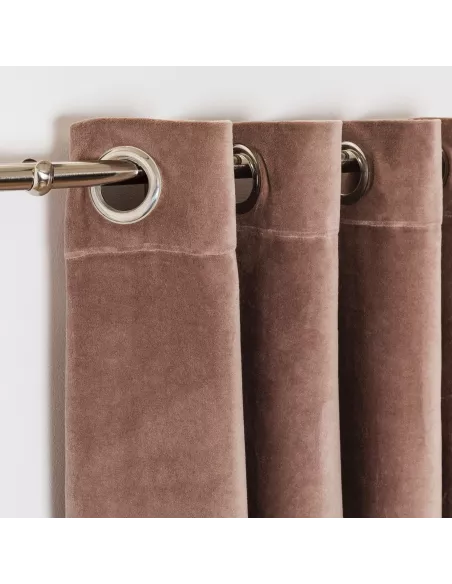Cortina veludo algodão