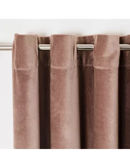 Cortina veludo algodão