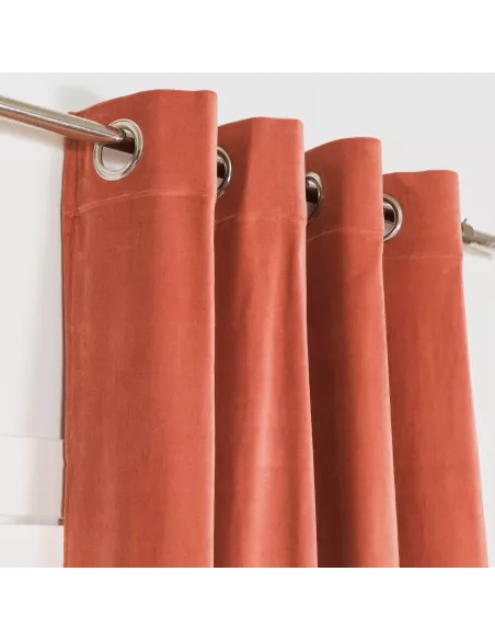 Cortina veludo algodão