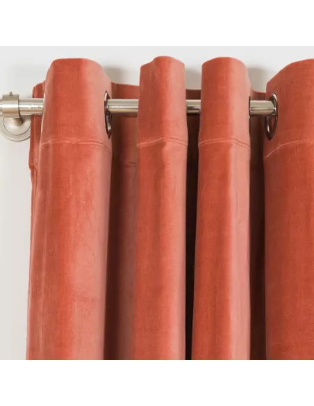 Cortina veludo algodão