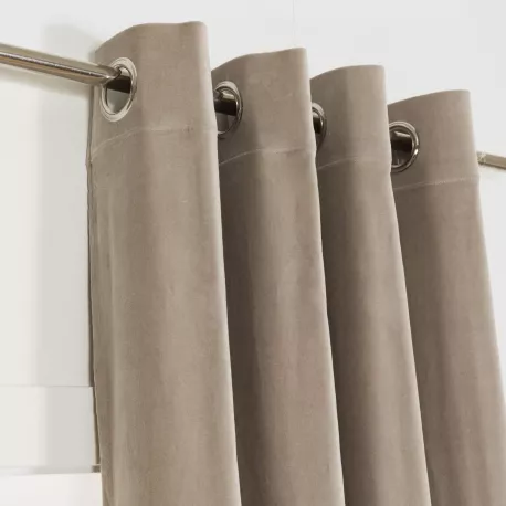 Cortina veludo algodão