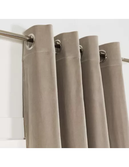 Cortina veludo algodão