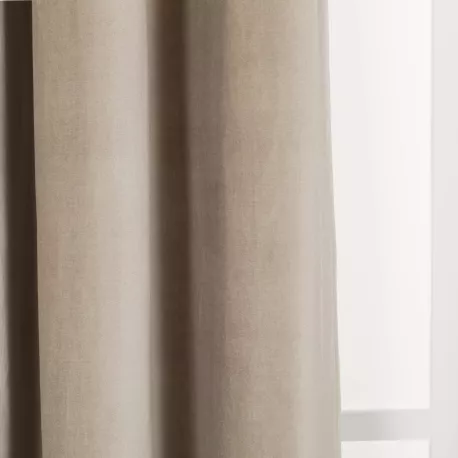 Cortina veludo algodão