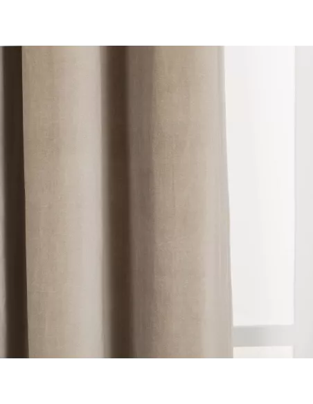 Cortina veludo algodão