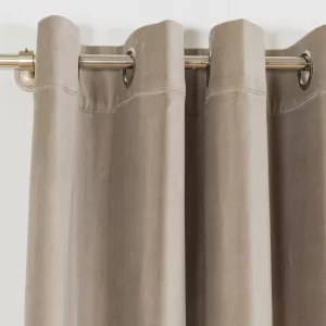 Cortina veludo algodão