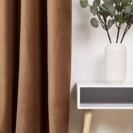 Cortina veludo algodão