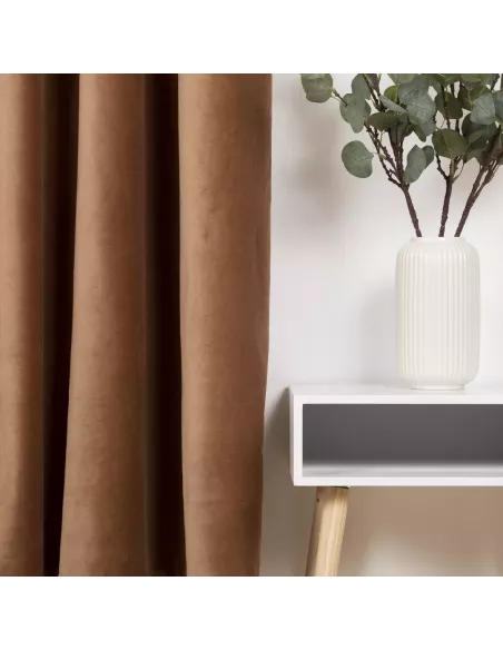 Cortina veludo algodão