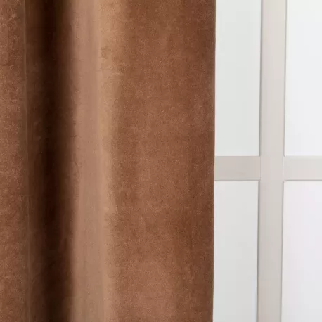 Cortina veludo algodão