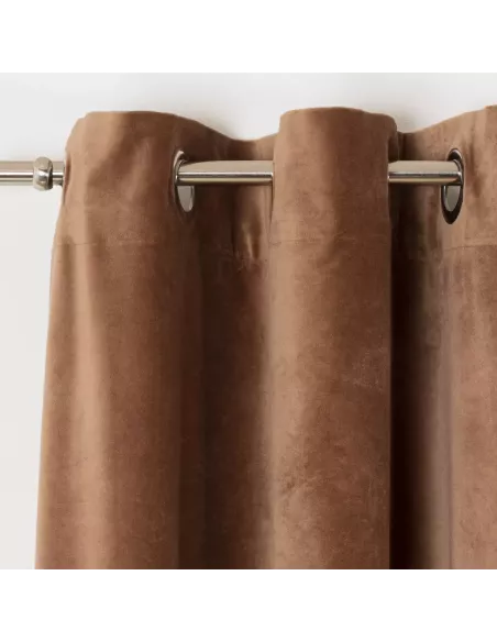 Cortina veludo algodão