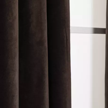 Cortina veludo algodão