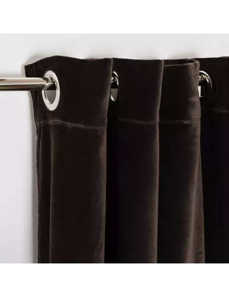 Cortina veludo algodão