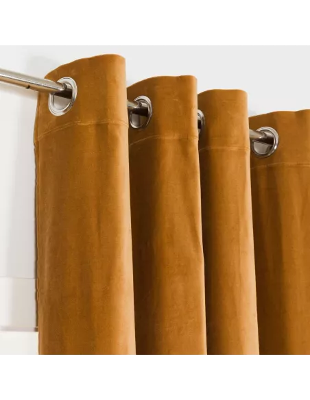 Cortina veludo algodão