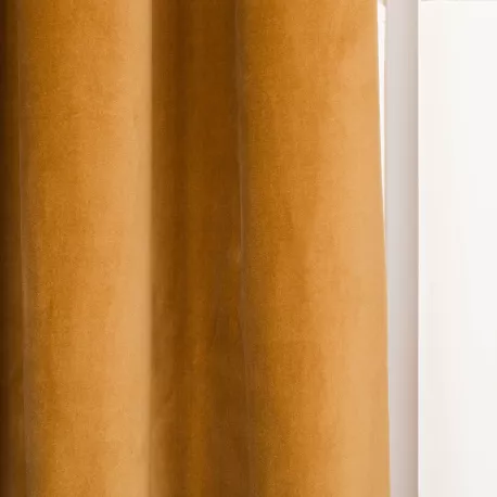 Cortina veludo algodão