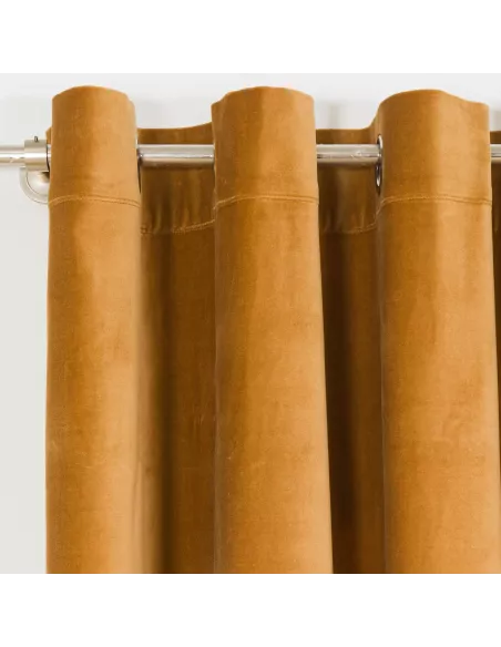 Cortina veludo algodão