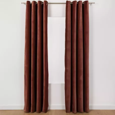 Cortina veludo algodão