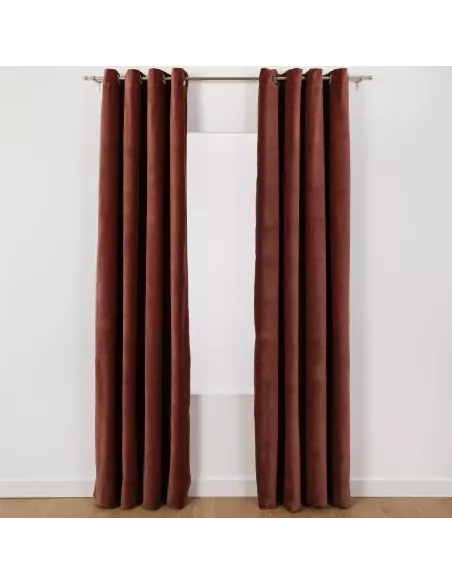 Cortina veludo algodão