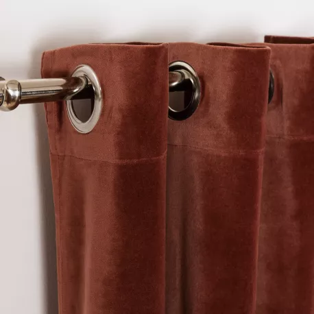 Cortina veludo algodão