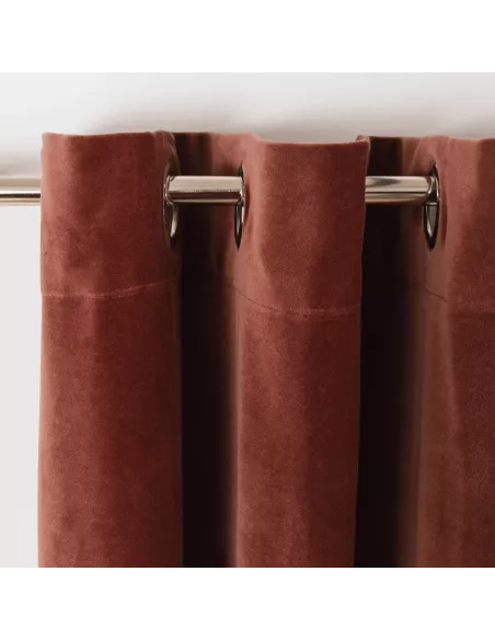 Cortina veludo algodão