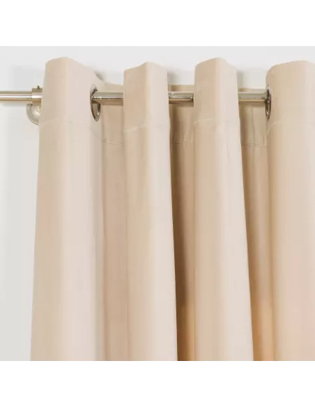 Cortina veludo algodão