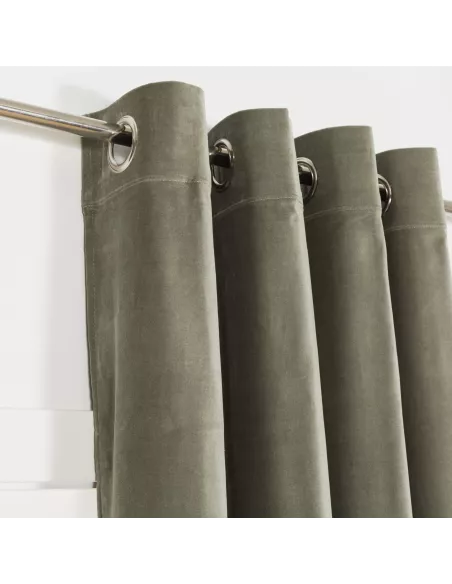 Cortina veludo algodão