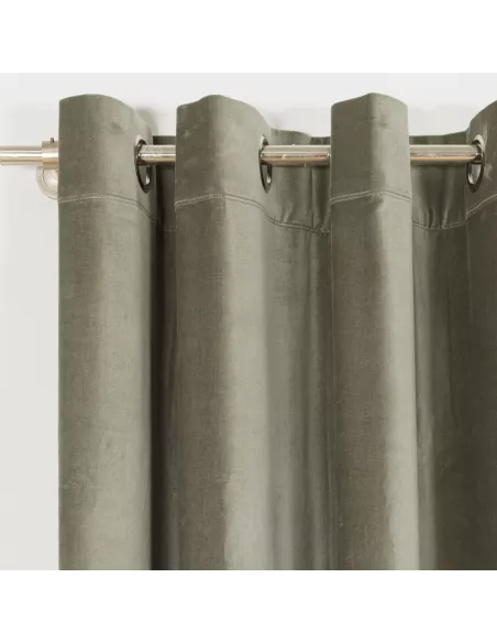 Cortina veludo algodão