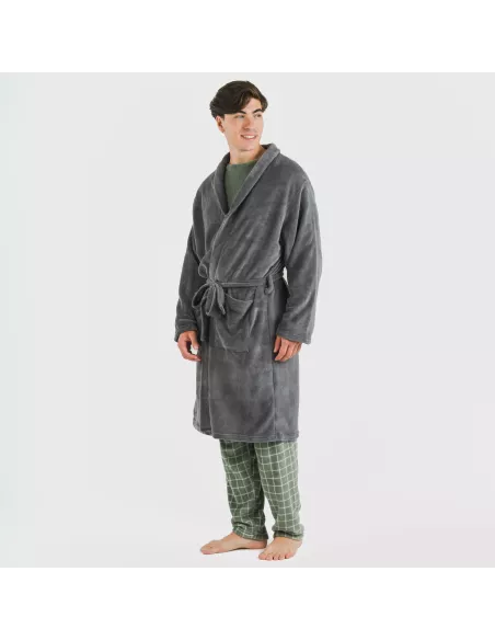 Roupão coral homem lisos