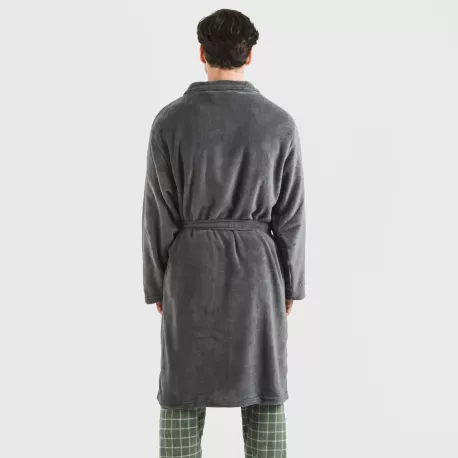 Roupão coral homem lisos