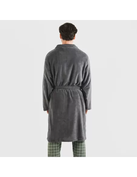 Roupão coral homem lisos