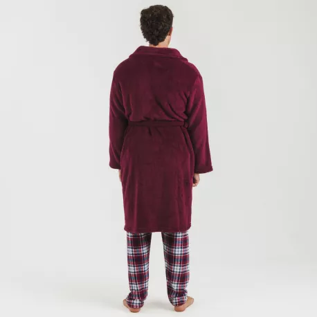 Roupão coral homem lisos