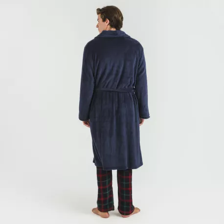 Roupão coral homem lisos