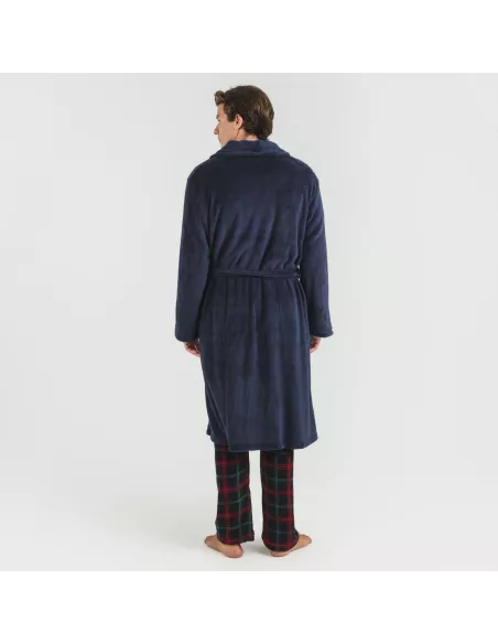 Roupão coral homem lisos