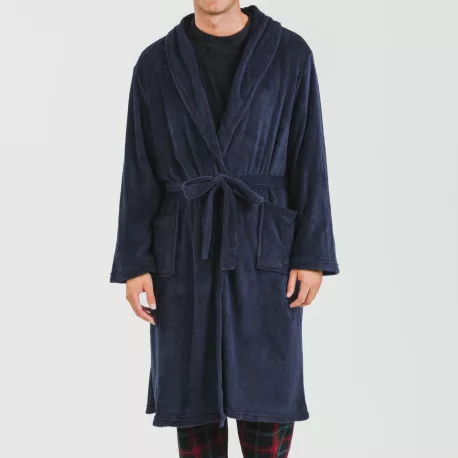 Roupão coral homem lisos