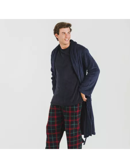 Roupão coral homem lisos